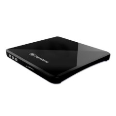 Transcend 8X DVD Slim Type USB Black - High-Performance Portable DVD Drive (TS8XDVDS-K)